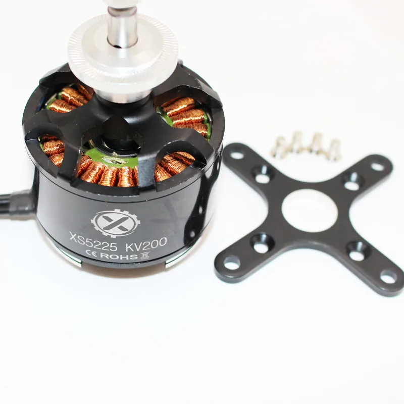 XS5225 (6050) 24N22P 200KV бесщеточный двигатель многослотный полюс фиксированное крыло