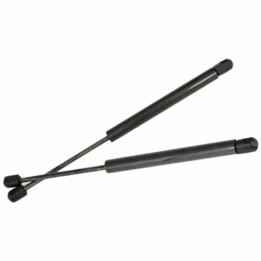 Black Carbon Fiber Авто Передняя и центральная боковая панель Авто газовый пружинный подъемник поддержка для Chevrolet Express 1500 2500 3500 грузовой фургон 2003-2012 21,65 дюймов - Цвет: Black Carbon Fiber