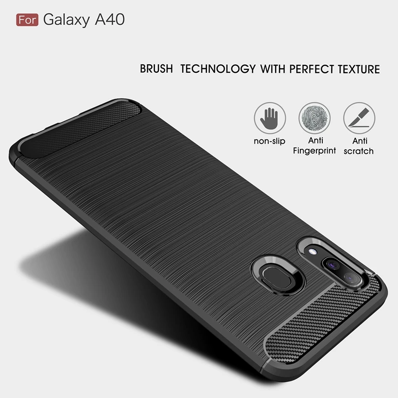 Чехол для Samsung Galaxy A40 мягкий прочный защитный чехол из ТПУ A 40 GalaxyA40 | Мобильные