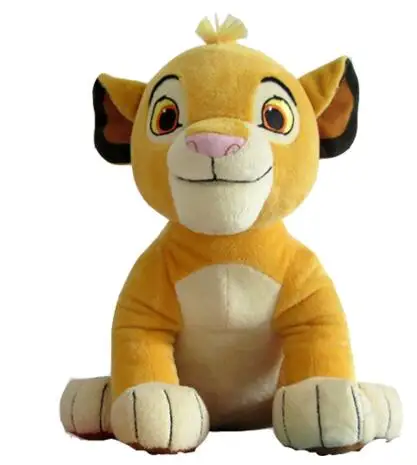 

26cm Disney Simba Quality Cute Sitting High The Lion King Plush Toys Soft Stuffed Animals doll Educational Toy For Children