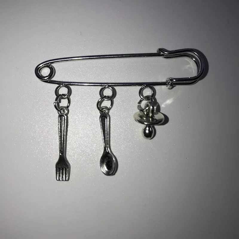 WUSQWSC 2019 hot 1pc baby jewelry brooch fork spoon cute pacifier friendship gift | Украшения и аксессуары
