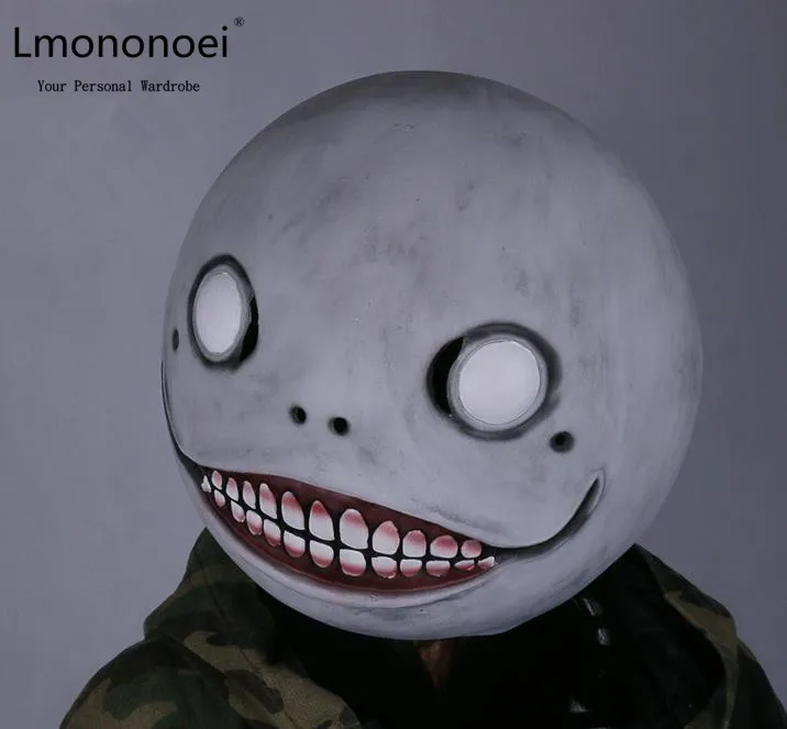 Cos Hot Game NieR: Automata Mask маска для косплея Эмиль шлем 1:1 латексная Хэллоуина |
