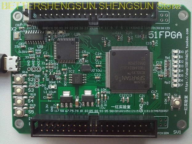 51FPGA LabVIEW FPGA макетная плата XC6SLX9 XILINX Spartan6|Датчик ABS| |