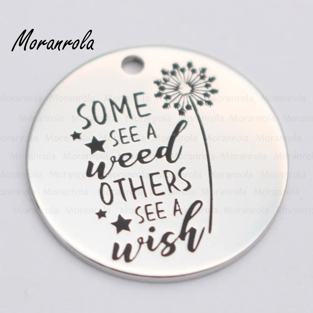 Новинка медное ожерелье с надписью One see a weed Thor wish брелок очаровательные