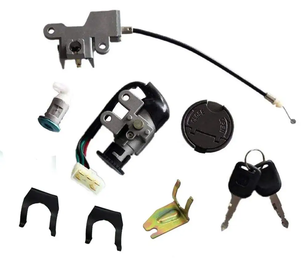 

Xzilla New Key Ignition Switch Lock for 50cc 110cc 150cc 250cc Gy6 Scooter Moped Motorcycle Parts Free Shipping