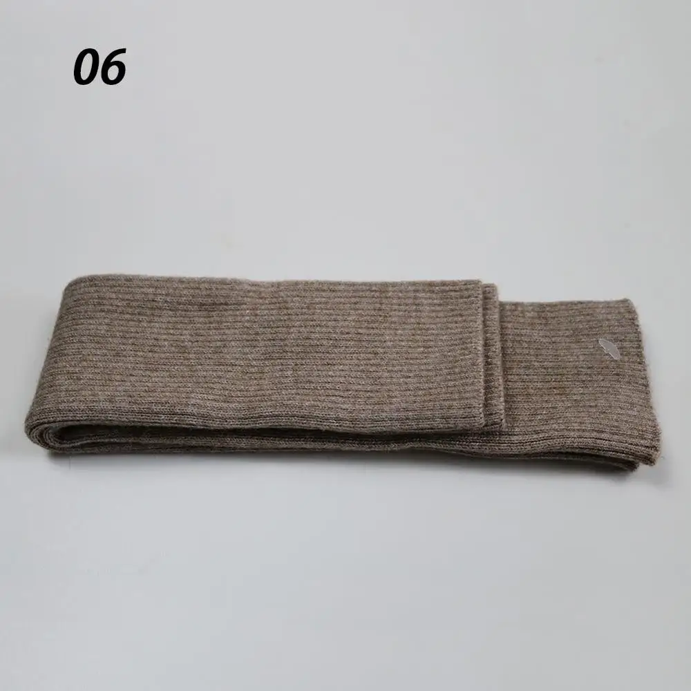 06 Camel Sparsil, женские осенние кашемировые перчатки без пальцев, 50 см, эластичные теплые вязаные рукавицы, 19 цветов, Вечерние перчатки для косплея - Цвет: 06 Camel