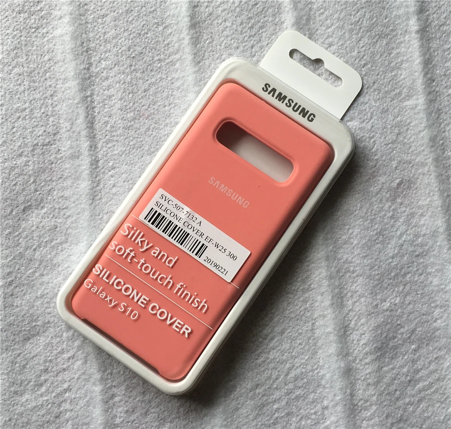 Samsung S10 Plus силиконовый чехол, шелковистый мягкий на ощупь жидкий силиконовый чехол для Galaxy S10+ S10E S10 5G с коробкой