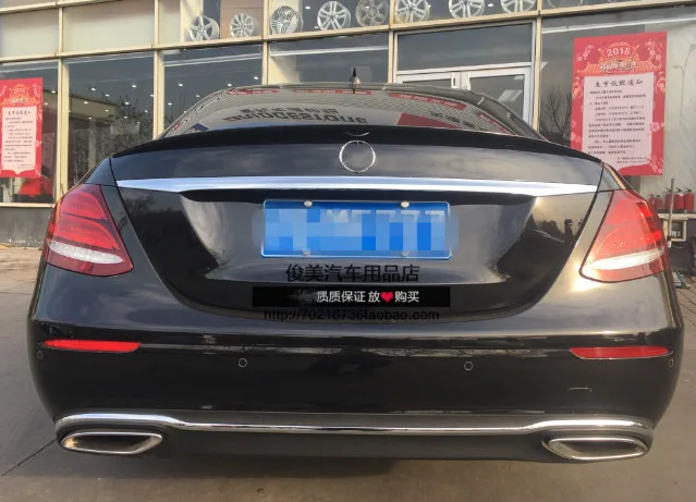 Спойлер для Benz E class W213 стильный спойлер из АБС материала заднего багажника E320