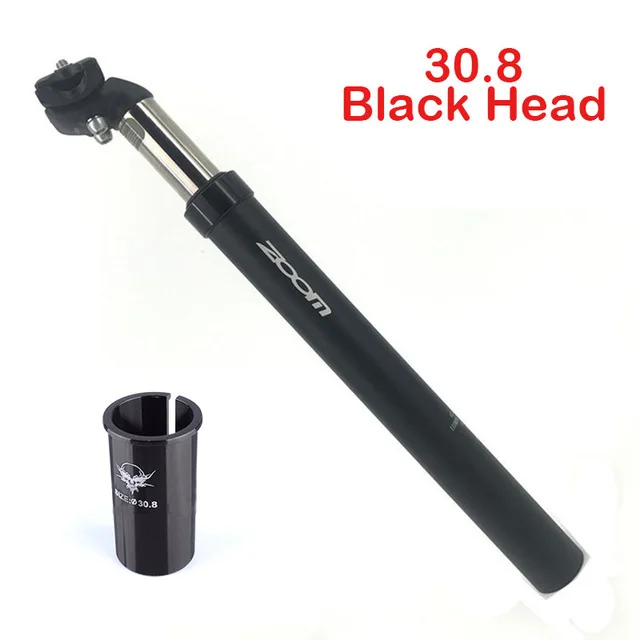 30.8 Black Head Mtb велосипед Подседельный штырь для подседельный штырь трубки амортизатора удара, подседельные штыри ребёнка ройялас подвесом 27,2 30,4 30,8 31,6 велосипедов Запчасти - Цвет: 30.8 Black Head