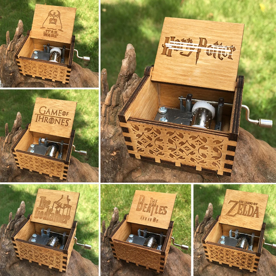 2019 антикварная резная деревянная музыкальная шкатулка для принцесс в стиле