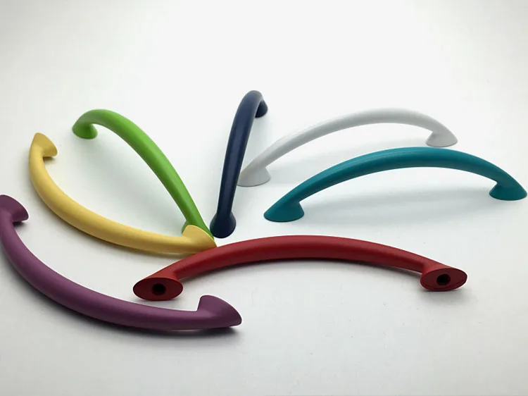 Ручки дверные цветные из цинкового сплава 64 мм|wardrobe knobs|knobs pullshandle kitchen |