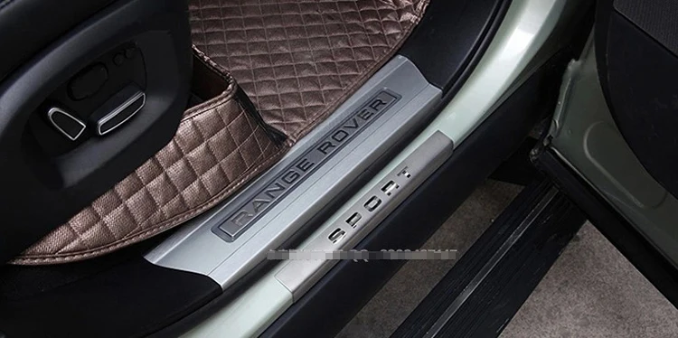 Накладка на порог автомобиля из нержавеющей стали накладки пороги для Land Rover Range Rover Sport- автостайлинг