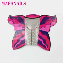 MAFANAILS 100 шт., в форме бабочки формы для наращивания ногтей, ногти "сделай сам", Гель-лак для ногтей наращивание ногтей Стикеры для УФ-гель лак для ногтей MAFANAILS 100 шт., в форме бабочки формы для наращивания ногтей, ногти "сделай сам", Гель-лак для ногтей наращивание ногтей Стикеры для УФ-гель лак для ногтей