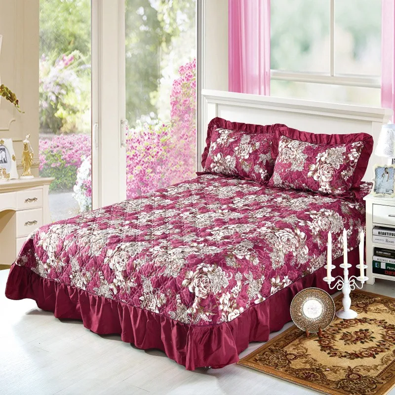 Couvre lit colcha de cama хлопковое покрывало размера King Queen для кровати постельный матрас