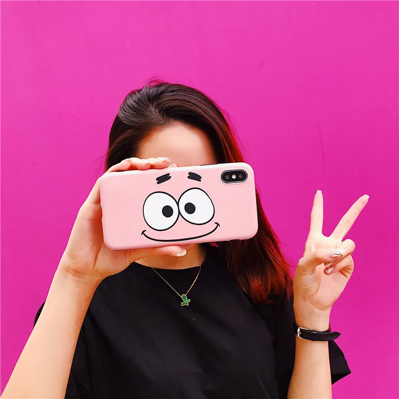 Американская анимация SpongeBob квадратных брюк чехол-бампер чехол для iPhone 6 S Plus 7 plus 8