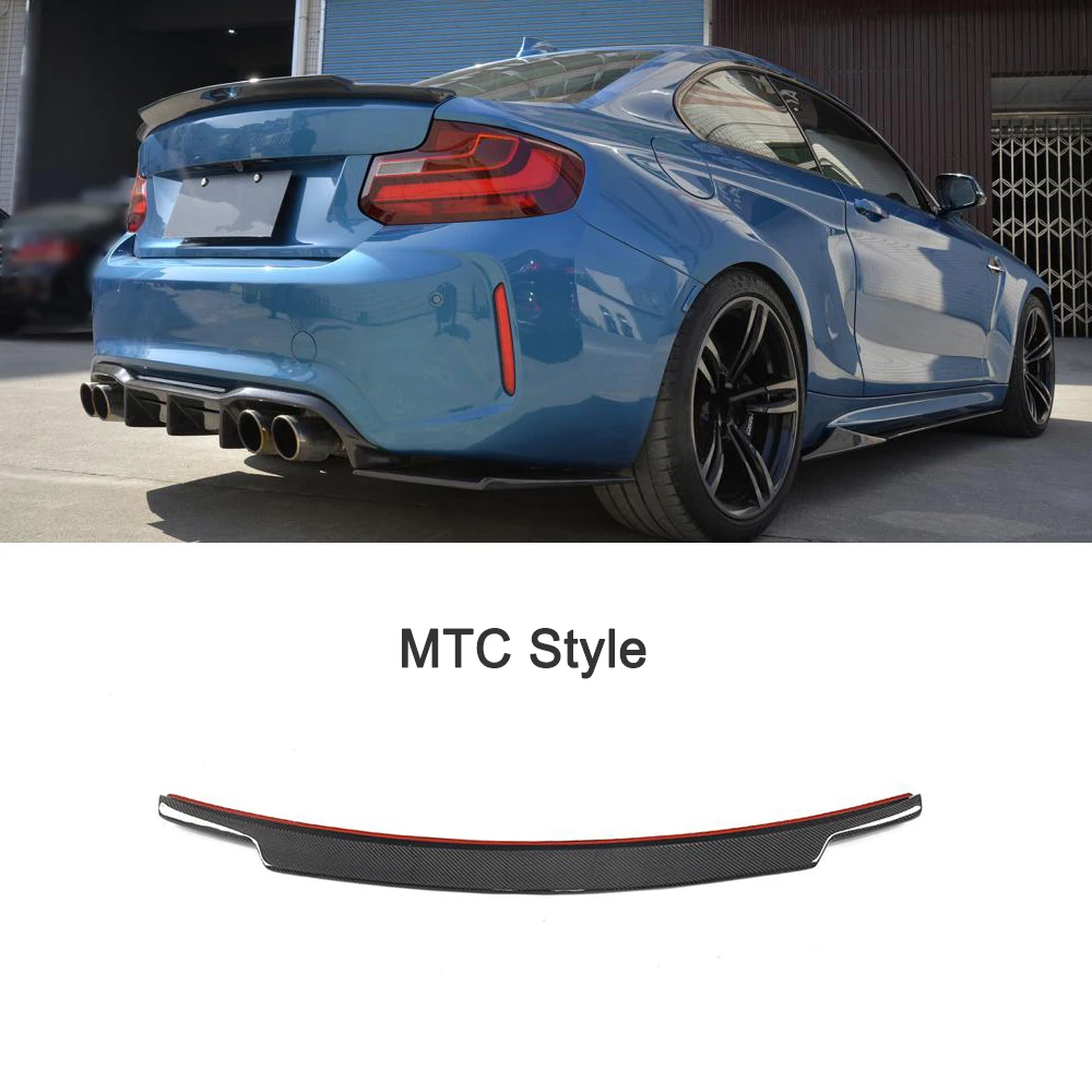 Для BMW F87 M2 F22 F23 220i 228i 230i M235i M240i купе 2014 2019 углеродного волокна Задняя накладка на