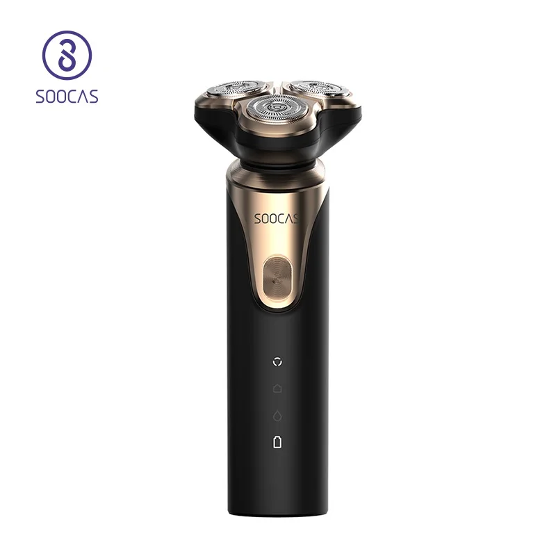 SOOCAS S3 BLACK Xiaomi Mijia SOOCAS S3 электробритва 3D Триммер Борода тип-c перезаряжаемые бритвенные станки планки электробритва для мужчин - Цвет: SOOCAS S3 BLACK
