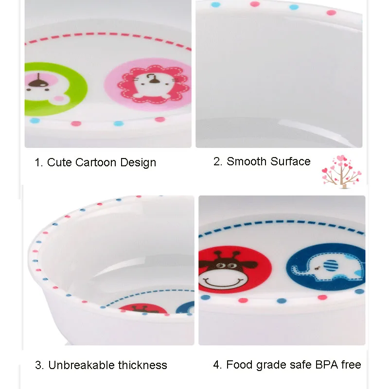 Детские Посуда блюдо чаша детей Еда подачи контейнера для Кормление