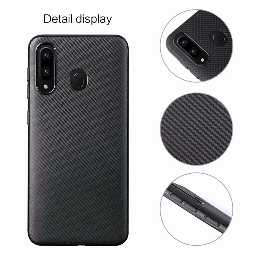 Для Samsung Galaxy A30/A 30 чехол из углеродного волокна жесткого ТПУ мягкий резиновый