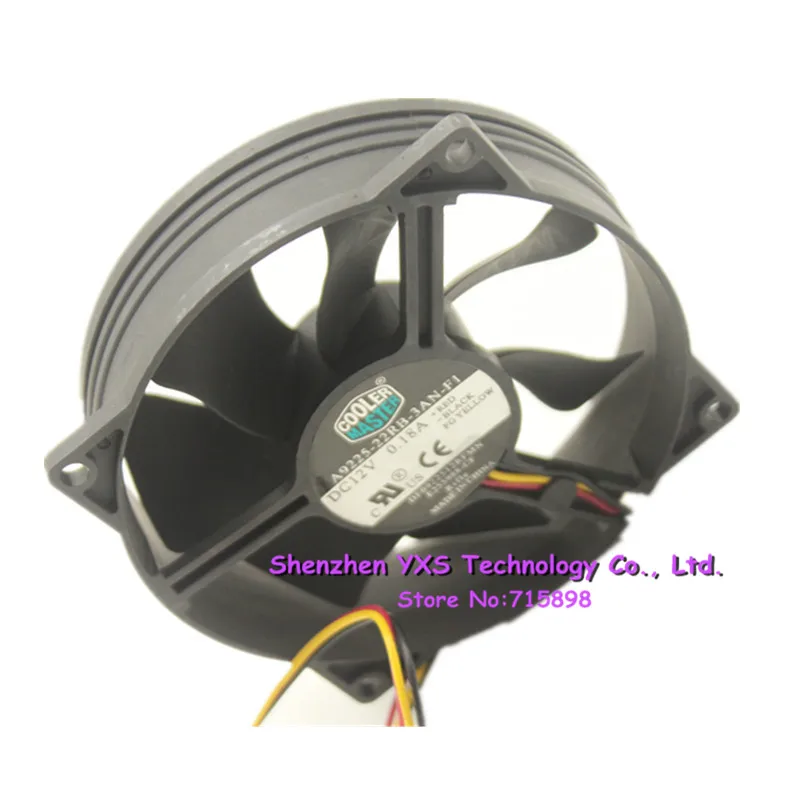 A9225 22RB 3AN F1 DC 12V 0.18A 3 провода CPV Круглый Вентилятор охлаждения|Запасные части| |