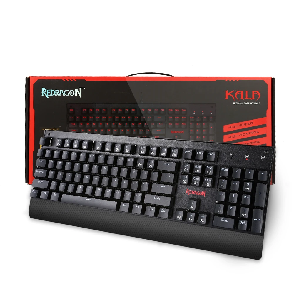 Redragon K557 Кала RGB подсветкой полный Размеры механические USB игровая клавиатура с 6