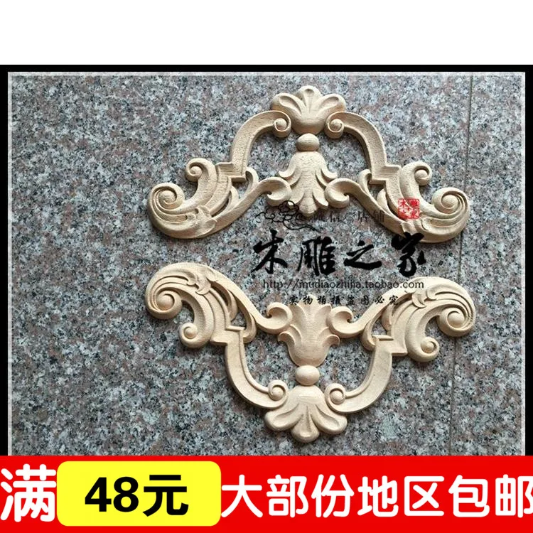 

Аппликация Dongyang для резьбы по дереву, европейская мебель, деревянный шкаф, ворота, цветок, оптовая продажа