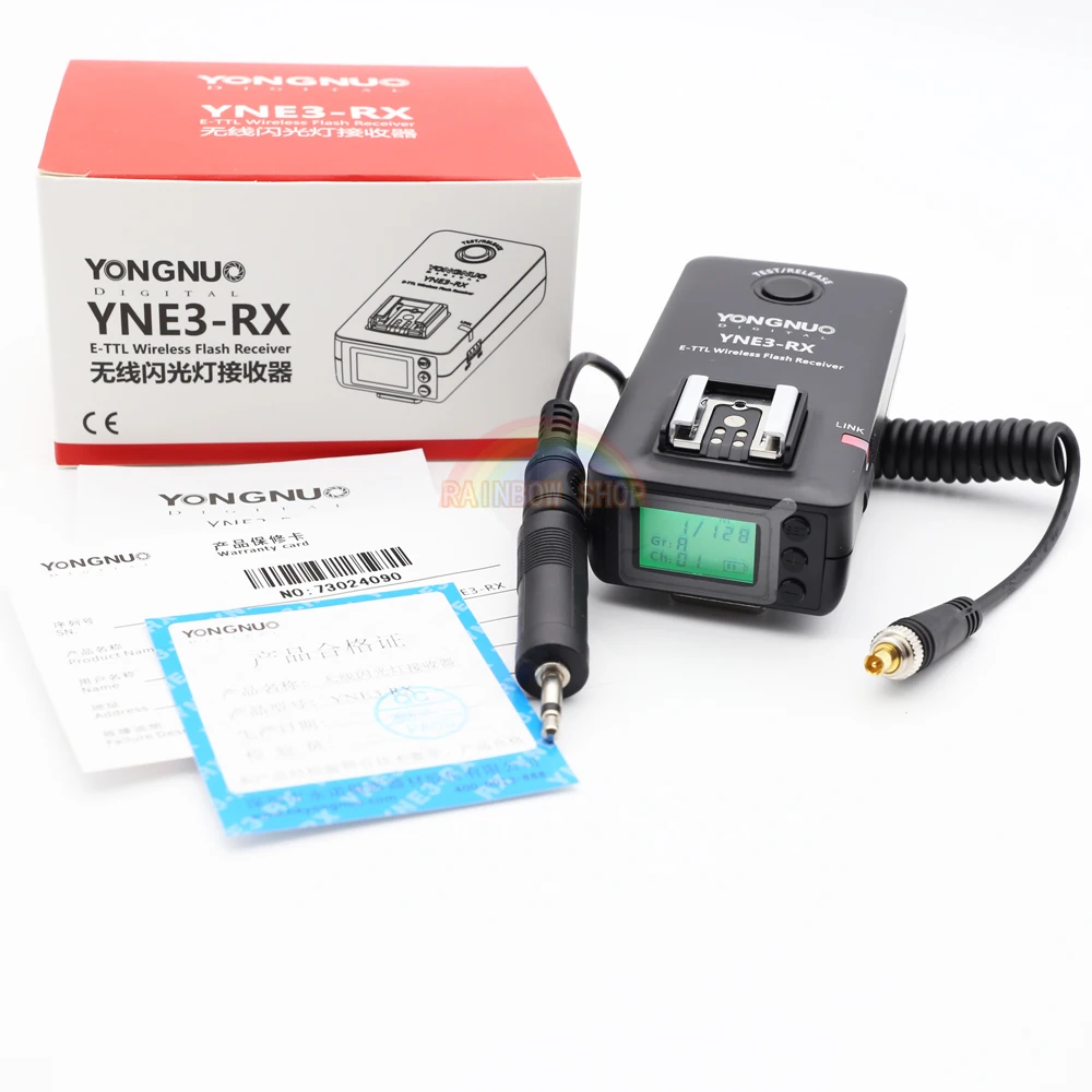 Yongnuo YN-E3-RX YN-E3 RX e-ttl беспроводной приемник вспышки триггер для YONGNUO YN568EX II YN565EX YN600EX-RT