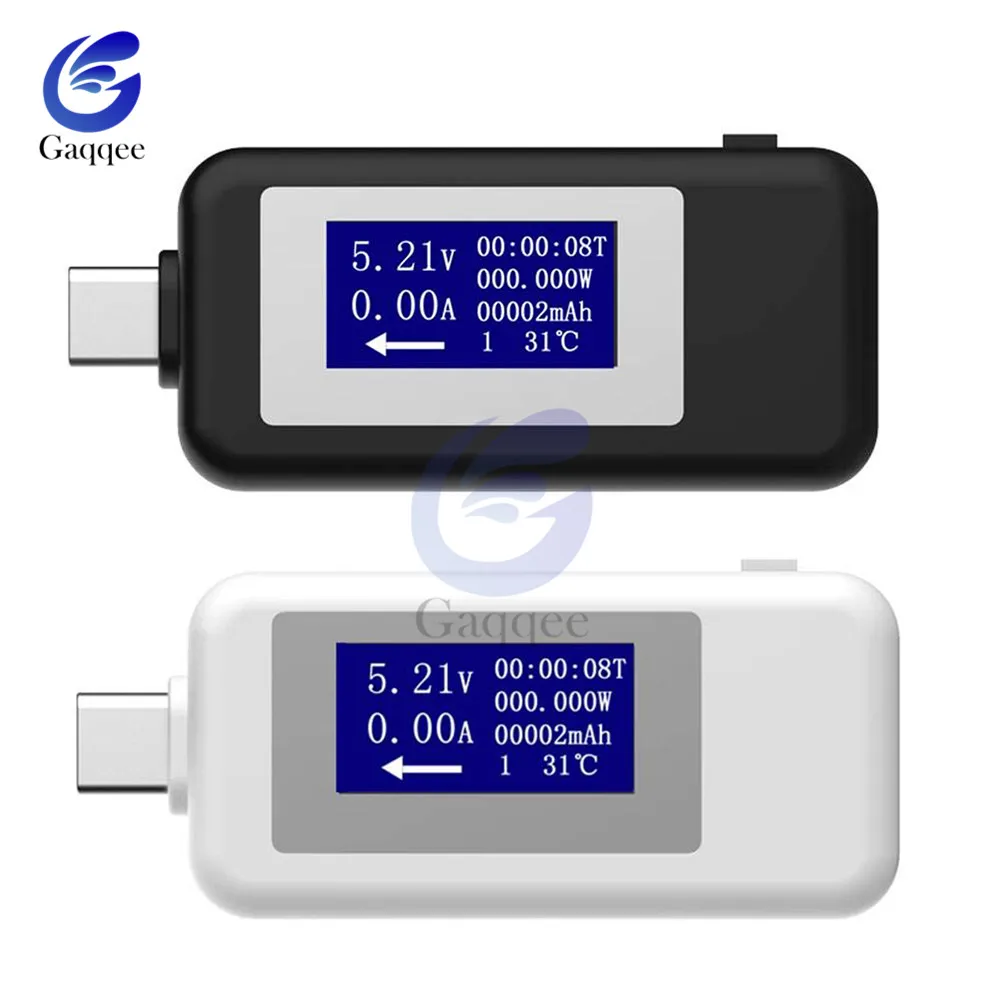 USB тестер Type C цифровой вольтметр постоянного тока стандартный измеритель