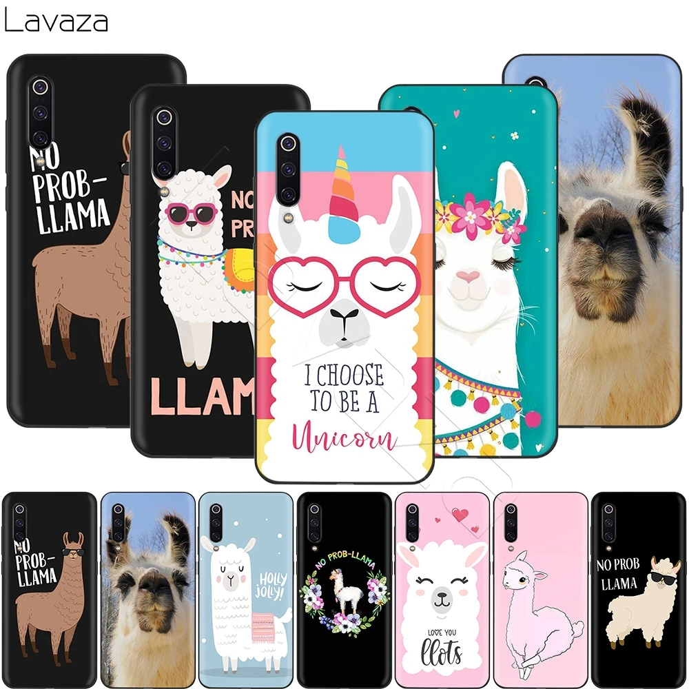 Чехол Lavaza с ламой и альпаками без проба для Xiaomi 9T Pro CC9 A3 Redmi K20 7A Huawei Honor 20 9X P20 Lite Nova 5i