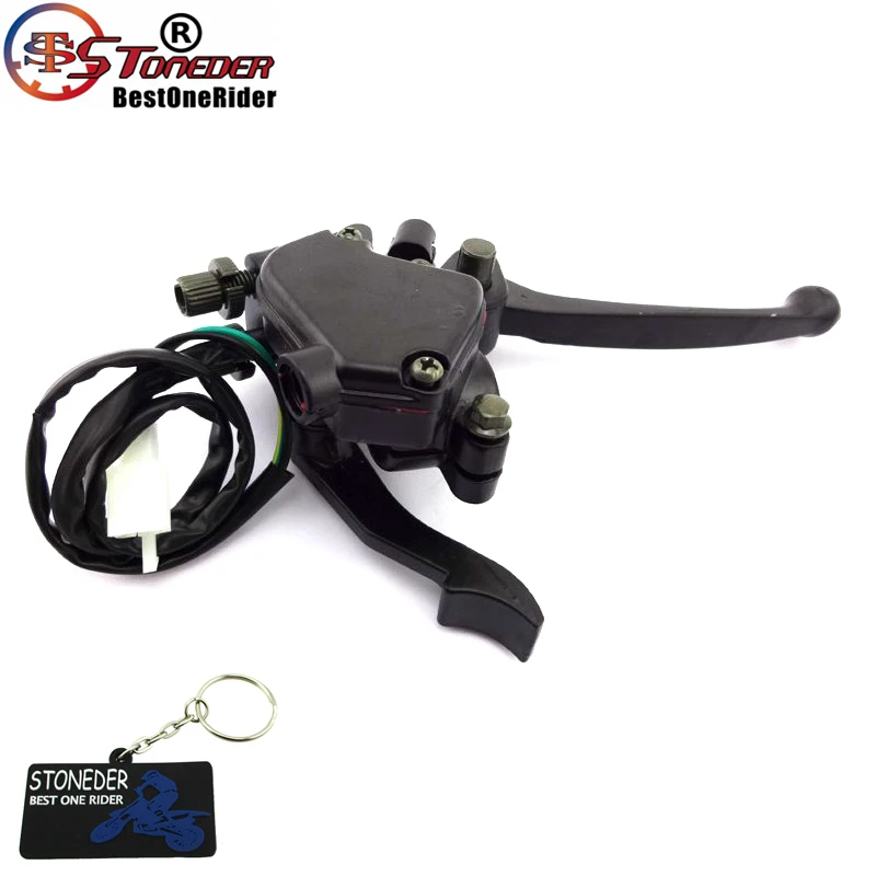 STONEDER 7/8'' Double Handle Brake Lever Thumb Throttle For Chinese ATV Quad 50cc 70cc 90cc 110cc 125cc Kazuma Roketa | Автомобили