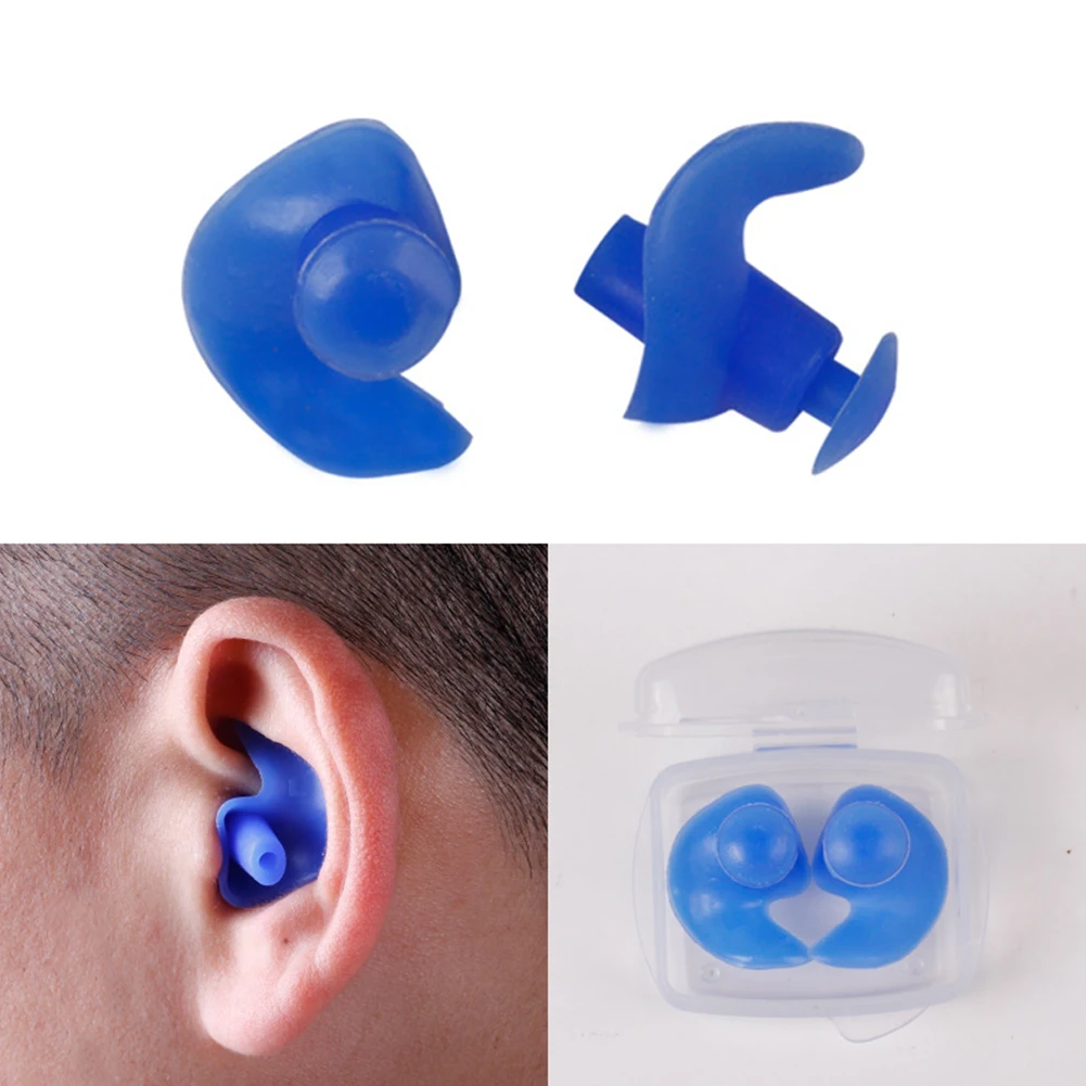 1 пара водонепроницаемые силиконовые вставки для дайвинга|earplug cover|swim rings for