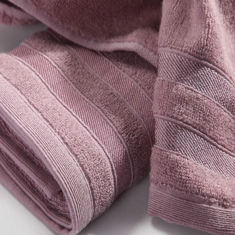 20% Cotton 80% Bamboo Fiber Towel Set Men Absorbent Beach Bath For Washcloth Solid Bathroom Furniture Home Textile 3PCS | Дом и сад