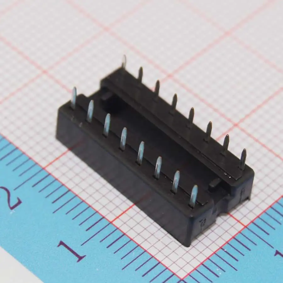 10 шт./лот 16 контактные штыри DIP IC розетки адаптер паяльный Тип гнездо контактный