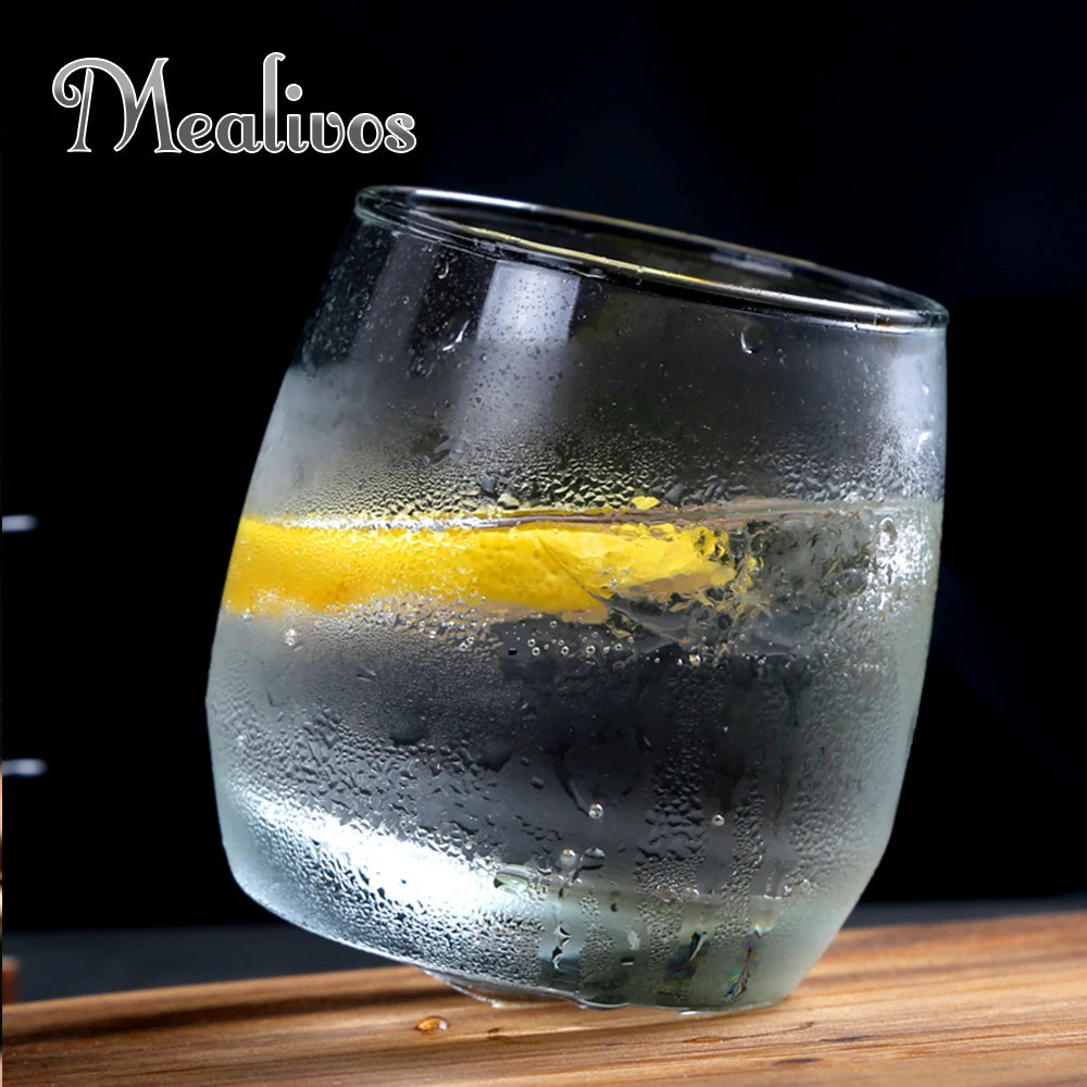 

Mealivos Rotatable Tumbler Whiskey glass Cone Whisky Wine Glass beer glass