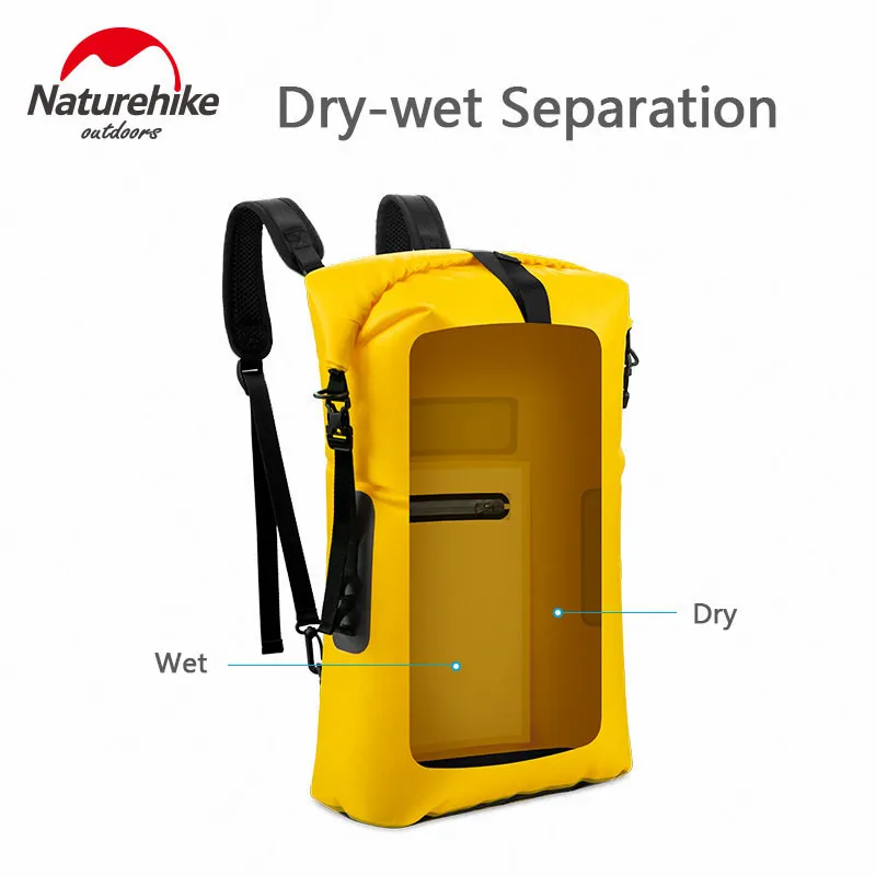 Водонепроницаемая сумка Naturehike портативная сепарационная из ТПУ объемом 28 л для