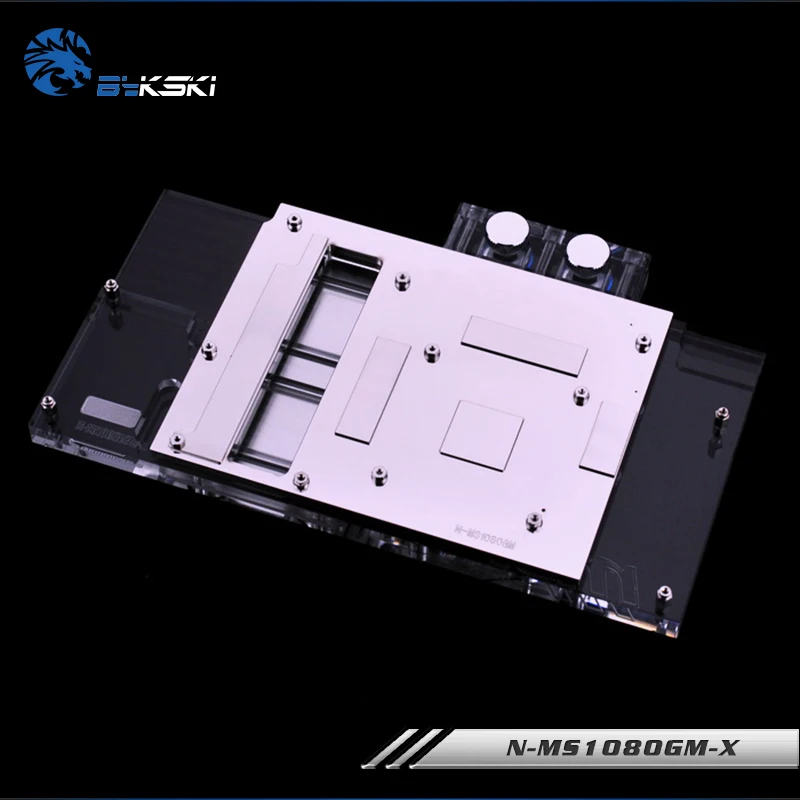 Bykski полное покрытие GPU водяное охлаждение RGB блок для MSI GTX 1080 1070 N-MS1080GM-X |