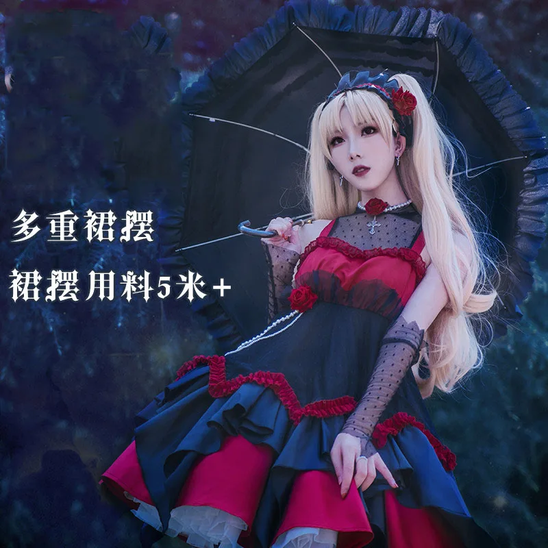 Игра Fate Grand Order маскарадные костюмы FGO Ereshkigal Ishtar Лолита платья Полный комплект униформы Хэллоуин Женская праздничная одежда для девочек