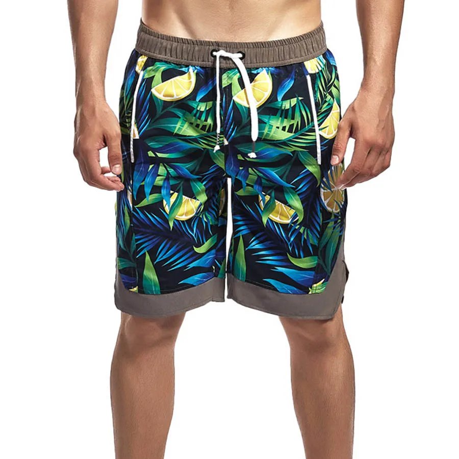 Yehan летние пляжные шорты для мужчин плюс размер мужские плавания облегающие с