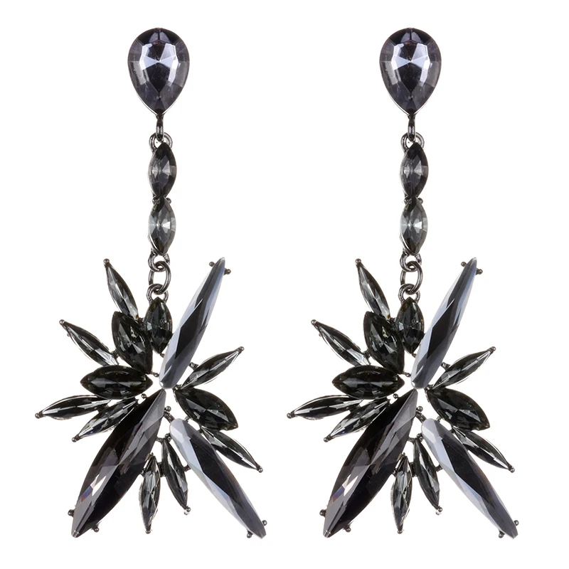 Женские серьги PPG & PGG из длинных стеклянных камней для свадьбы 2019|earrings for|crystal drop