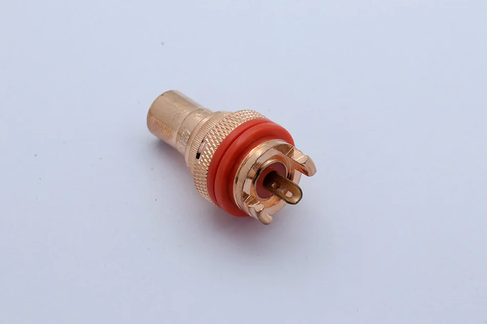 20 шт./10 пар роскошный позолоченный разъем RCA Jack Панель Крепление Шасси аудио разъем переборка с гайкой припоя чашки 3 цвета