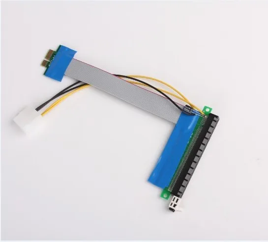 19 см PCI E Express 1X к X16 riser Card гибкий ленточный удлинитель Кабель питания для Биткоин
