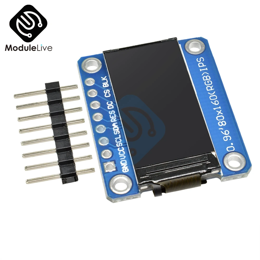 IPS 0 96 дюймов 'Ǝ контактный SPI HD полноцветный TFT Модуль ST7735 Привод IC 80*160 80x160 ЖК