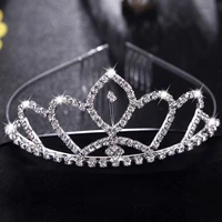 hot style sparkling water drill inserted comb crown headband headdress temperament classic party essential