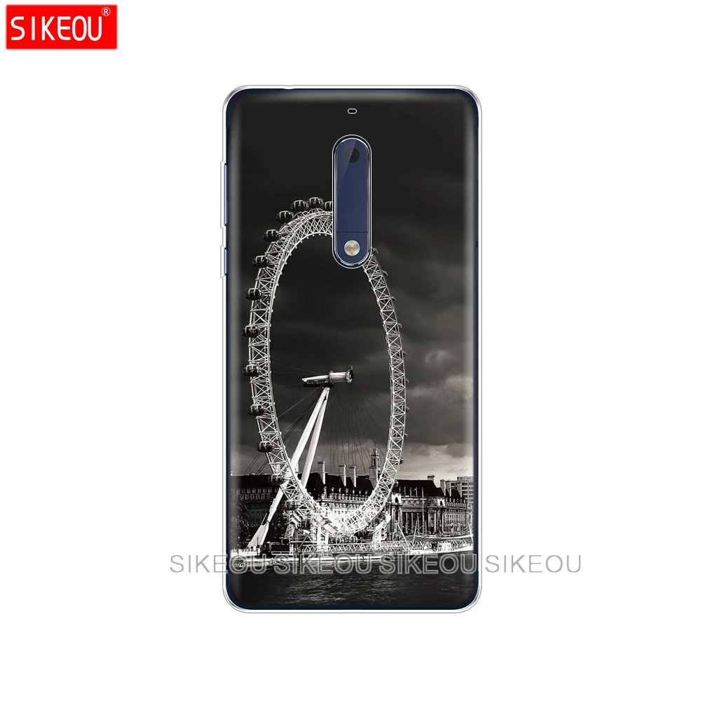Силиконовый мягкий ТПУ чехол для Nokia 5 3 6 7 8 9 2017 nokia 2018 1 2 телефона задняя крышка