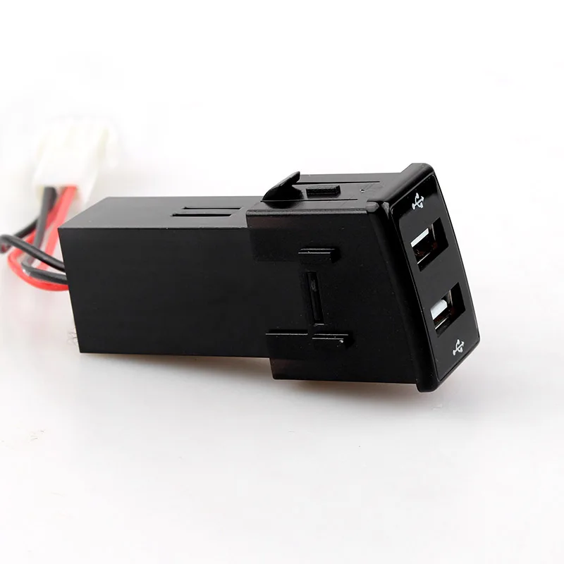 Аксессуары для модификации автомобиля 2USB 2 4 А автомобильное зарядное устройство
