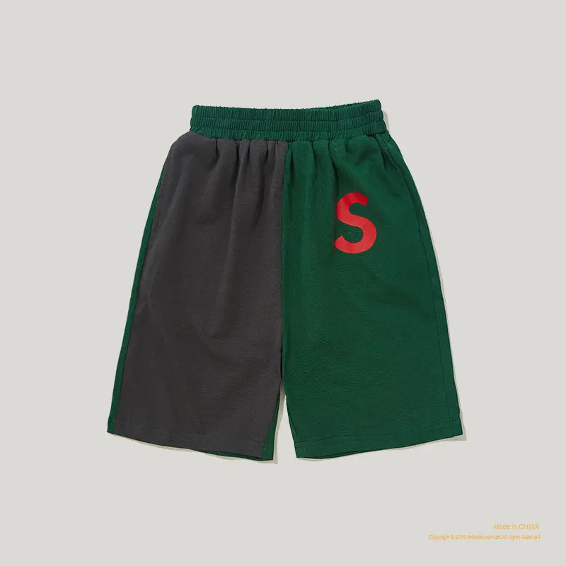 Пять Pants2019 новые летние больших размеров стильная Марочная Детская S с надписями