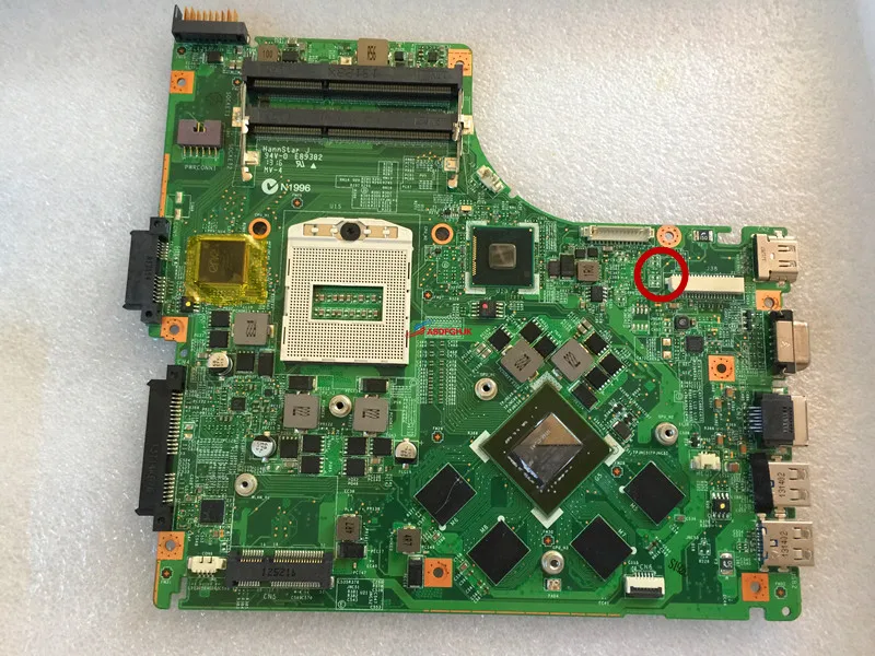 Оригинальный MS 1492 14921 для MSI GE40 материнская плата ноутбука с Графика карты Тесты OK
