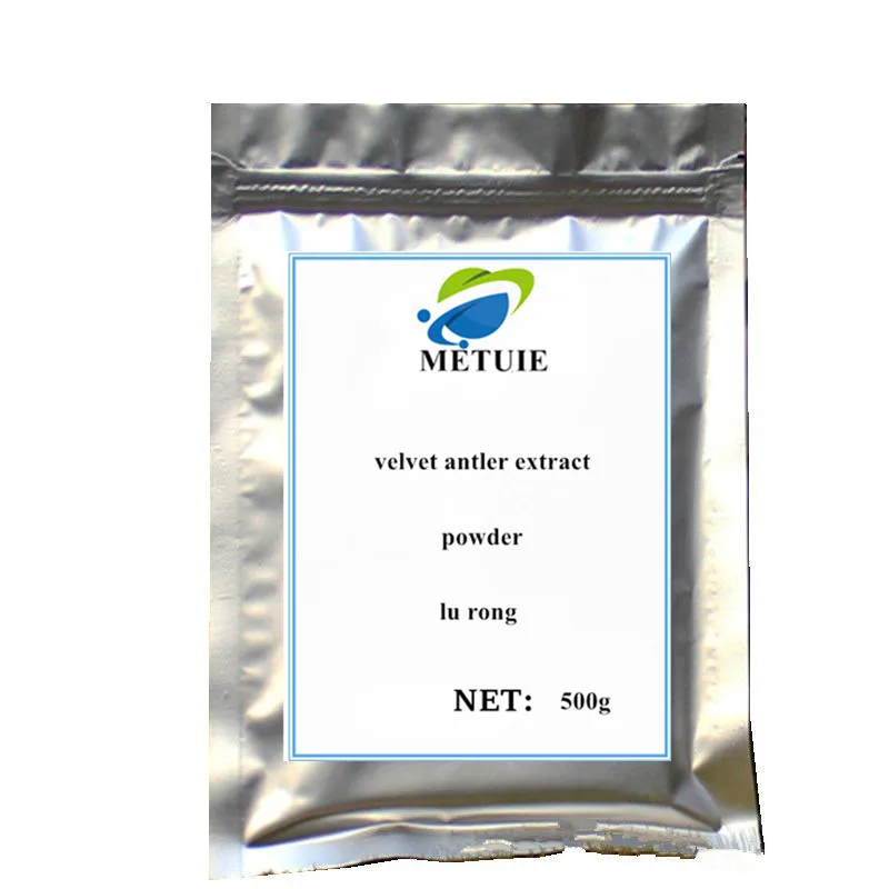 500g Bois de cerf naturel velvet antler cornu cervi pantotrichum оленьи рога бархатный экстракт порошок viagra para el hombre дополнение - Цвет: 500g