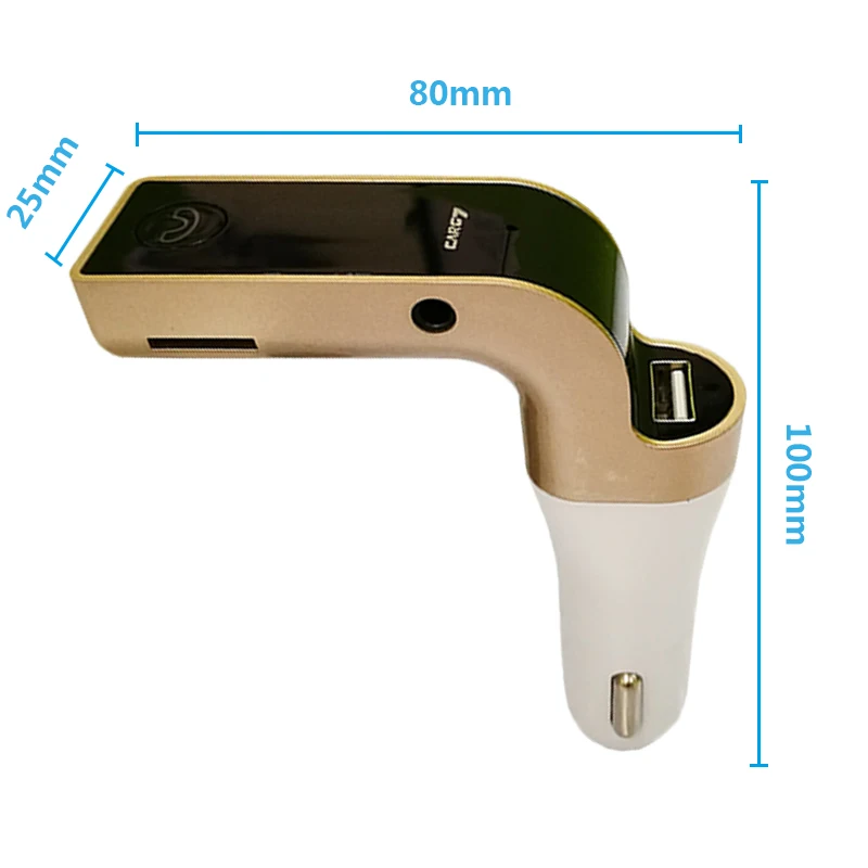 Многофункциональный 4-в-1 АВТОМОБИЛЬНЫЙ Комплект Bluetooth Радио TF Mp3-плеер USB Зарядное