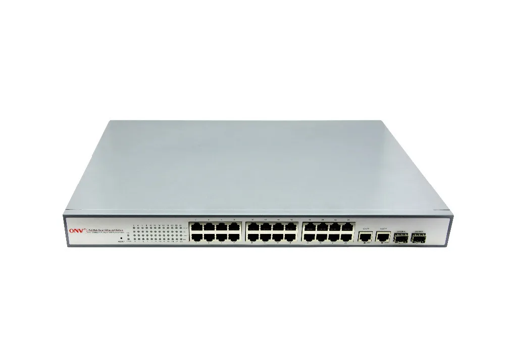 

24E Port AT PoE Ports and 2GE/2GF Uplink IEEE802.3at(30W)